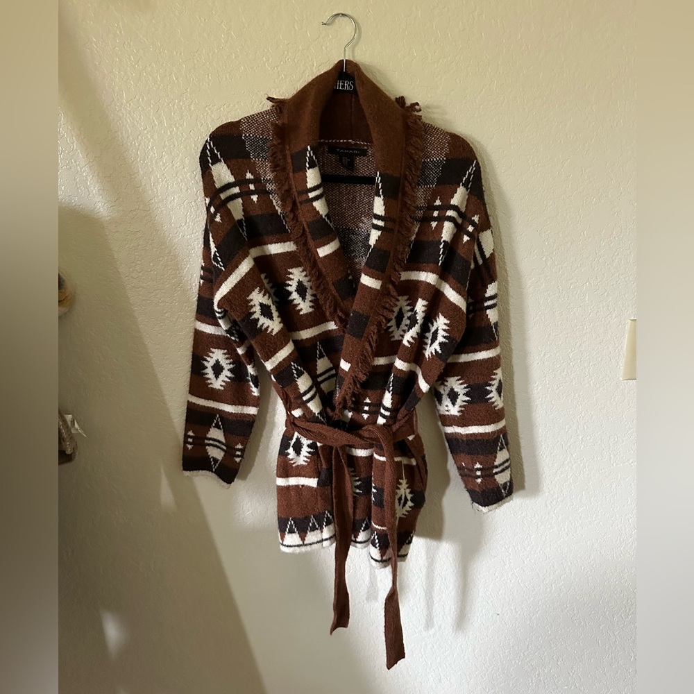 Tahari Aztec Cardigan